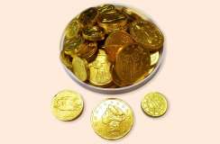 Foil Wrapped Gold Coins